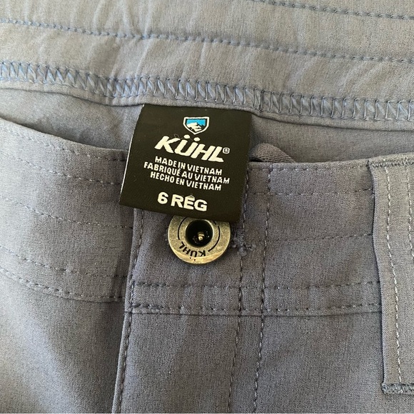 Kuhl Women’s FreeFlex roll up Cargo Pants Blue - Picture 4 of 10